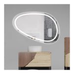 LED огледало с докосване и функция против замъгляване, 90x65 см, модел 112S - Елегантност и производителност във вашата баня