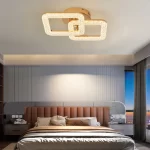 Модерен LED полилей DM Living, Модел DM230/2 – Дистанционно управление и регулируема интензивност със златно покритие за персонализирано осветление