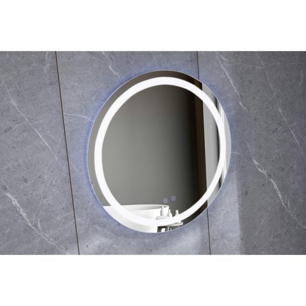 LED огледало Premium Touch, 70x70 см, с функция против замъгляване, модел W13 - модерен дизайн и безупречна яснота