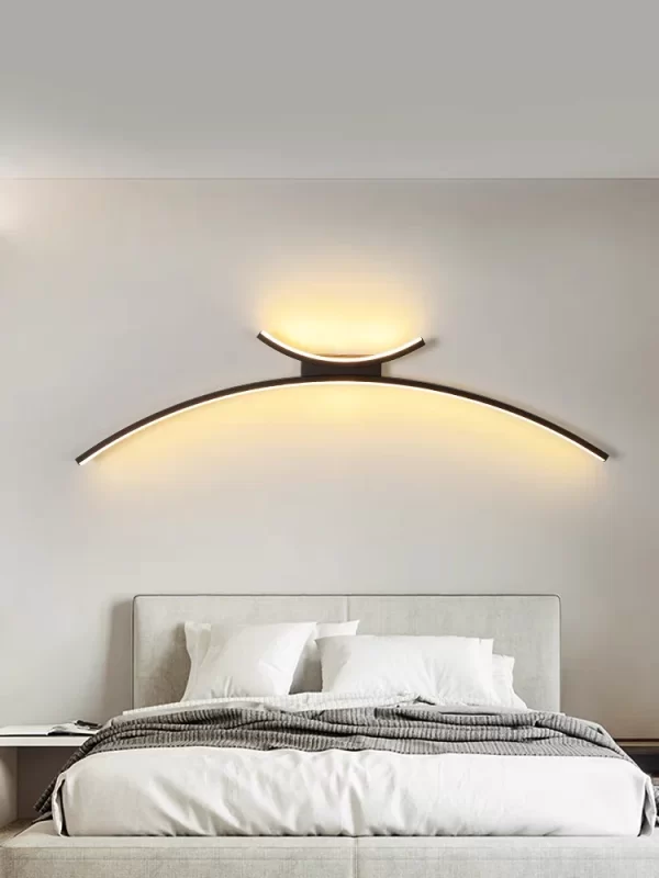 LED аплик премиум DM Living, Модел DM9084/2, Черен – Изтънчена естетика и превъзходна функционалност