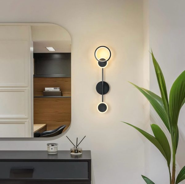 LED аплик в черно, ефективно и модерно осветление, модел DM9210 – изтънченост и производителност в интериорното осветление