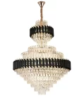 Луксозен полилей DM Living Черно/Златно, Модел DM89001/800x1050 – Изискано и Ексклузивно Осветление, Модерен Дизайн за Вашия Дом