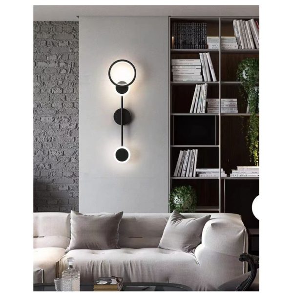 LED аплик в черно, ефективно и модерно осветление, модел DM9210 – изтънченост и производителност в интериорното осветление