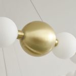 Луксозен LED полилей с глобуси и елегантен дизайн, DM788-10 S, Златен – Изтънченост и функционалност във всяка стая