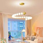 Луксозен LED полилей с глобуси и елегантен дизайн, DM788-10 S, Златен – Изтънченост и функционалност във всяка стая