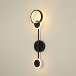 LED аплик в черно, ефективно и модерно осветление, модел DM9210 – изтънченост и производителност в интериорното осветление