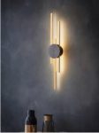 LED аплик, съвременен дизайн, златисто/черно, модел DM143-600 – изискано и елегантно осветление за всяко пространство
