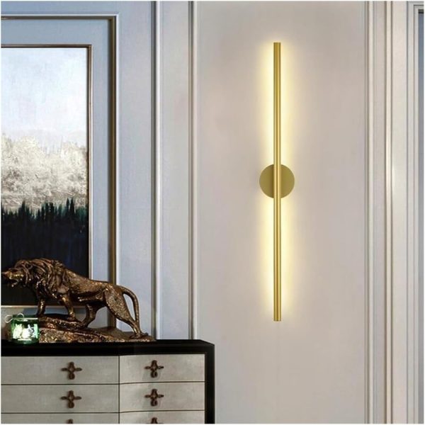 LED аплик DM Living, модел DM120-800 златист – елегантен и луксозен дизайн, изискано осветление за всяко пространство
