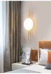 LED аплик с артистичен дизайн, модел DM9216, златист – безупречно осветление и изтънченост за всяка стая