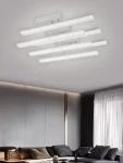 LED полилей с модерен дизайн и 6 източника на светлина DM9050/6 бял – модерно и елегантно осветление за съвременни стаи