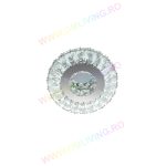 Модерен LED аплик, Оперен дизайн с кристали 9610 – Отличително осветление за офиси и луксозни стаи