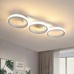 Модерен LED csillár, съвременен стил, бял, DM130-3 – Безупречно осветление за първокласно пространство
