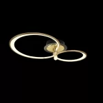 Луксозен LED полилей с вълнообразен модерен дизайн, DM80001-2 – Блясък и функционалност във всеки детайл