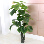 Изкуствено растение Alocasia Odora PA06/150 Елегантно Без Саксия, 150см Зелено – Хармонично и Идеално за Стилни Акценти