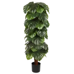 Изкуствено растение Monstera Deliciosa Елегантна Без Саксия PA17/140, 140см Зелено – Екзотично и Освежаващо за Всяко Пространство