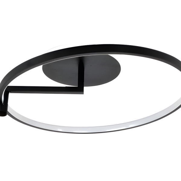 LED csillár с кръгъл дизайн, модел DM60017-1, черен – изключителен и модерен за всякакъв интериор