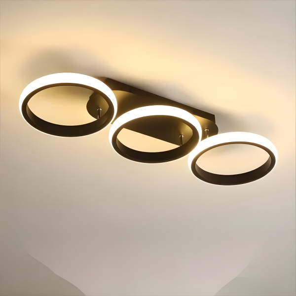 Модерен LED полилей, съвременен дизайн, DM130-3BK – луксозен избор за изискани интериори