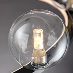 Елегантен и функционален полилей с LED глобуси и златни акценти, 60см DM6017/600 – Перфектен избор за осветление