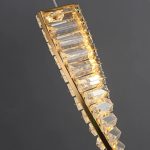 Модерен LED пендел с 3 вида светлина, модел DM7112-600, 22W, бял/златист – блясък и функционалност за изискани пространства