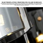 Модерен LED csillár с метални детайли, 80см, модел DM01-6/800C, черен – изтънченост и стил във всяко пространство