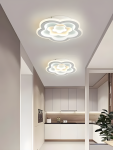 LED полилей, елегантен дизайн, Бял, 3 вида светлина, 90W, Модел DM9118-300, изискан избор за вътрешно осветление.