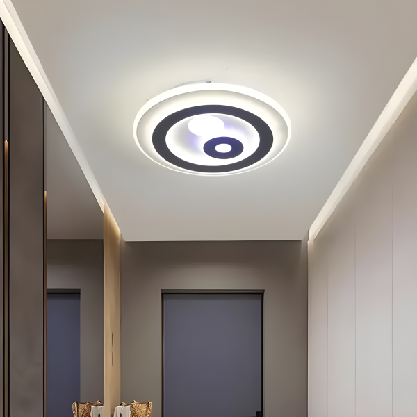 LED полилей, Изискан дизайн, 3 вида светлина, 78W, Бял/Черен – Перфектност и стил във всеки детайл, DM9066-240