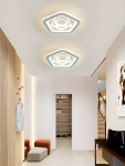 Модерен LED csillár, DM 9114-240, 3 вида светлина, 74W, бял/сив - Елегантно решение за изискан интериор.