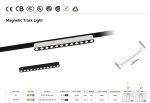LED решетка с магнитна шина, неутрална светлина, 12W, модел S3, черен – модерно решение за ефективно осветление