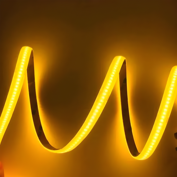 Съвременна COB LED лента с топла светлина – изискано и универсално осветление, 12W/M, 5m/ролка, 12V