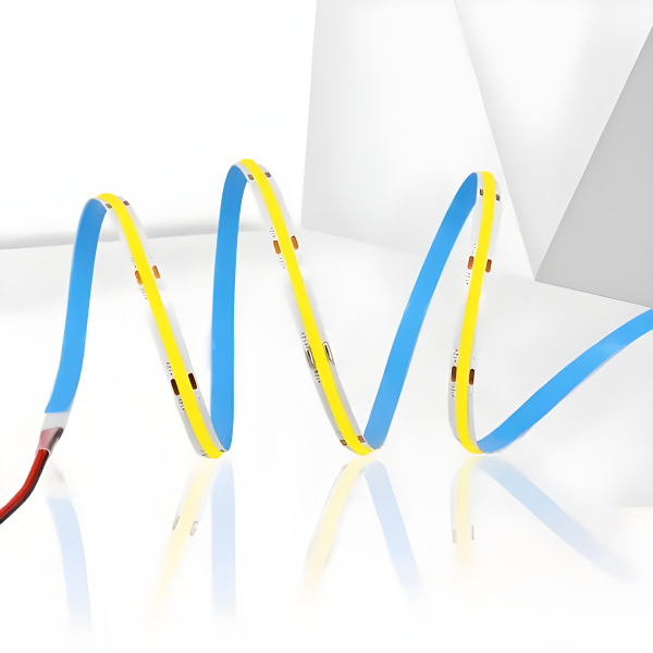 Съвременна COB LED лента с топла светлина – изискано и универсално осветление, 12W/M, 5m/ролка, 12V