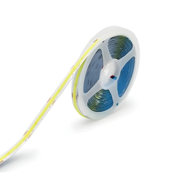 Съвременна COB LED лента с топла светлина – изискано и универсално осветление, 12W/M, 5m/ролка, 12V