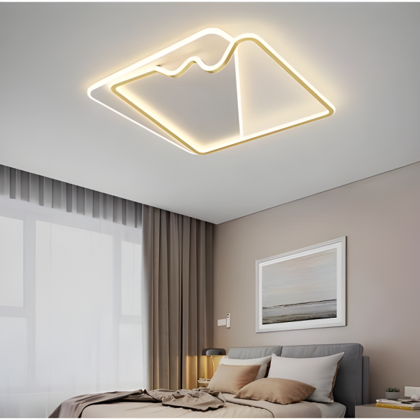 LED csillár с дистанционно управление студена/топла/неутрална светлина регулируема интензивност DM3943 GD