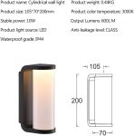 LED Premium външно приложение, 18W – Топло осветление и ефективност IP65, Модел DM202267