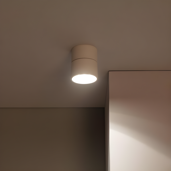 LED спот Premium Бял, с въртене на 180 градуса, 12W – Модерно решение с неутрална светлина, модел DM3017WH