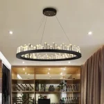LED кристален полилей, D40cm, с WiFi 2.4G дистанционно управление – Студена/Топла/Неутрална светлина, Регулируема интензивност DM-G4106/400