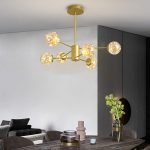 LED csillár Licurici 40W, 94CM, 3000K – Модерен дизайн DM-G3390/3+3