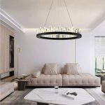 LED кристален полилей, D40cm, с WiFi 2.4G дистанционно управление – Студена/Топла/Неутрална светлина, Регулируема интензивност DM-G4106/400