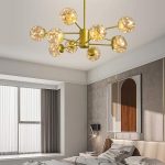 LED csillár Licurici 40W, 94CM, 3000K – Модерен дизайн DM-G3390/3+3