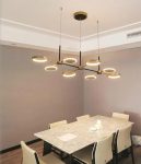 Модерен LED csillár с WiFi 2.4G дистанционно управление, студена/топла/неутрална светлина и регулируема интензивност – ярко осветление и напреднала функционалност DM-G4035