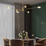 LED полилей с дистанционно управление wifi 2.4G със студена/топла/неутрална светлина, регулируема интензивност DM-G4109 Златен