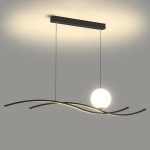 LED полилей с дистанционно управление wifi 2.4G студена/топла/неутрална светлина регулируема интензивност DM-G4063 BK