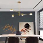 LED полилей с дистанционно управление wifi 2.4G със студена/топла/неутрална светлина, регулируема интензивност DM-G4109 Златен