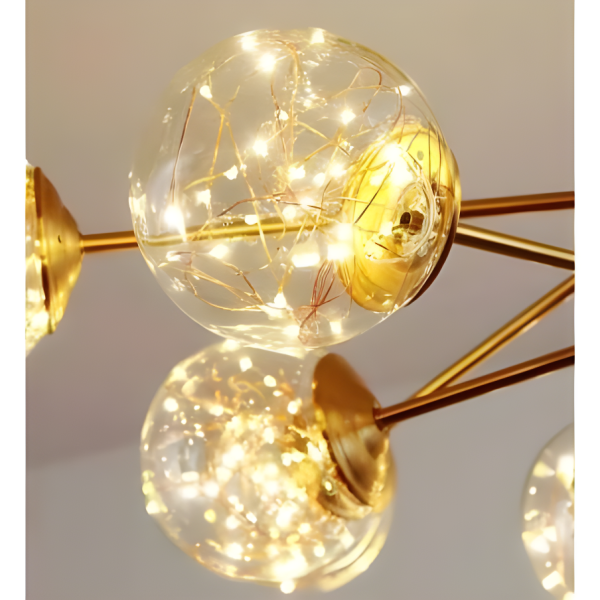 LED csillár Licurici 40W, 94CM, 3000K – Модерен дизайн DM-G3390/3+3