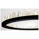 LED кристален полилей, D40cm, с WiFi 2.4G дистанционно управление – Студена/Топла/Неутрална светлина, Регулируема интензивност DM-G4106/400