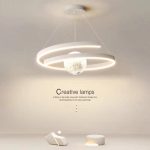Елегантен LED полилей с WiFi 2.4G дистанционно управление, регулируема светлина студена/топла/неутрална, 120см, премиум осветление и съвременен стил DM-G4125 бял