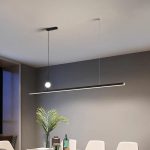 <strong> Продуктово описаниеЕлегантен LED полилей с WiFi 2.4G дистанционно управление, регулируема светлина студена/топла/неутрална, 100см, премиум осветление и съвременен стил DM-G4110-1000 черен<strong> Отзиви на клиенти
