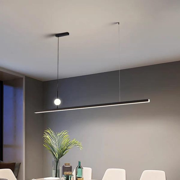 <strong> Продуктово описаниеЕлегантен LED полилей с WiFi 2.4G дистанционно управление, регулируема светлина студена/топла/неутрална, 100см, премиум осветление и съвременен стил DM-G4110-1000 черен<strong> Отзиви на клиенти
