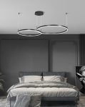 LED полилей Luxury модел DM-G3651-40+60, с дистанционно управление, 3 вида светлина, регулируема височина, 120W, кафяво