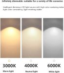 LED полилей Luxury модел DM-G3651-40+60, с дистанционно управление, 3 вида светлина, регулируема височина, 120W, кафяво