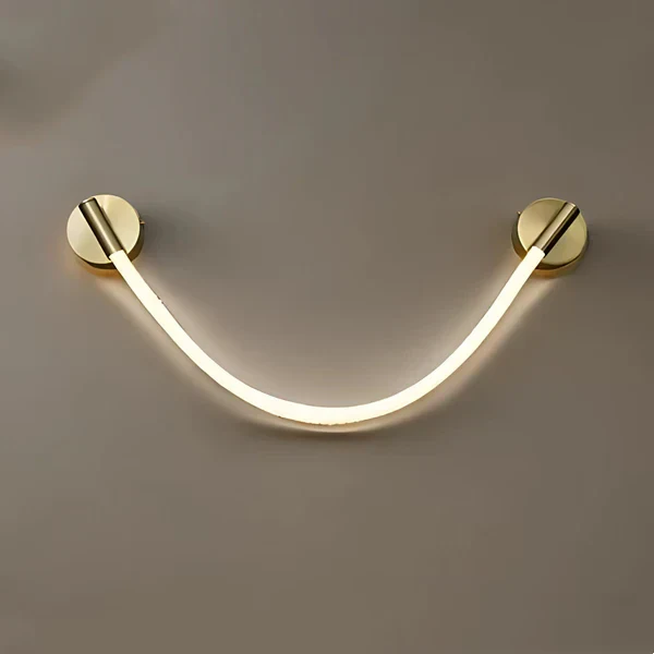LED Premium DM Living осветително тяло, модел R9158/1, златисто/бяло – модерен дизайн с 3 опции за осветление и висока ефективност.